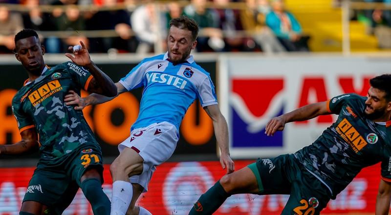 İşte Aytemiz Alanyaspor - Trabzonspor maçının öne çıkan OPTA verileri...